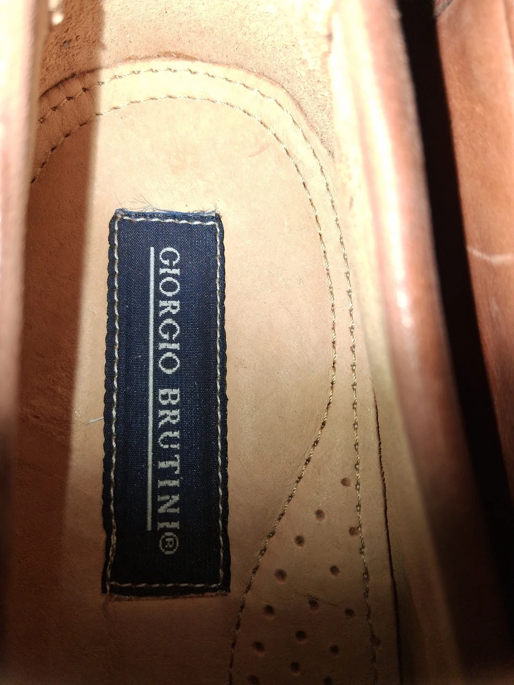 Giorgio Brutini Tan Leather Tassel Slip-On Loafers 10M